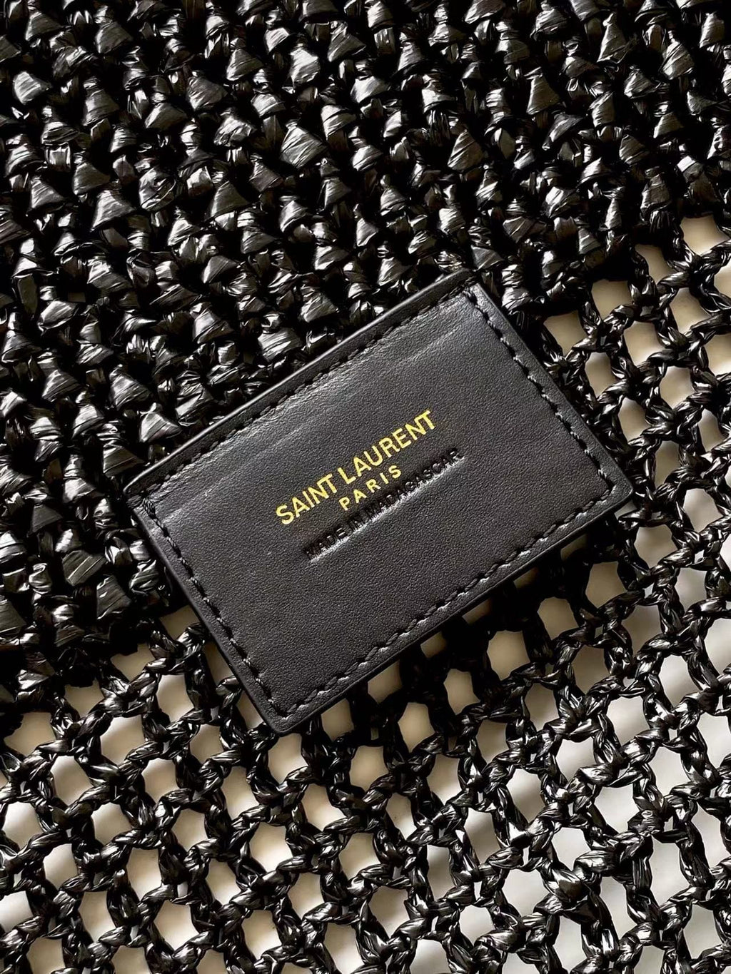 SAINT LAURENT ICARE IN RAFFIA