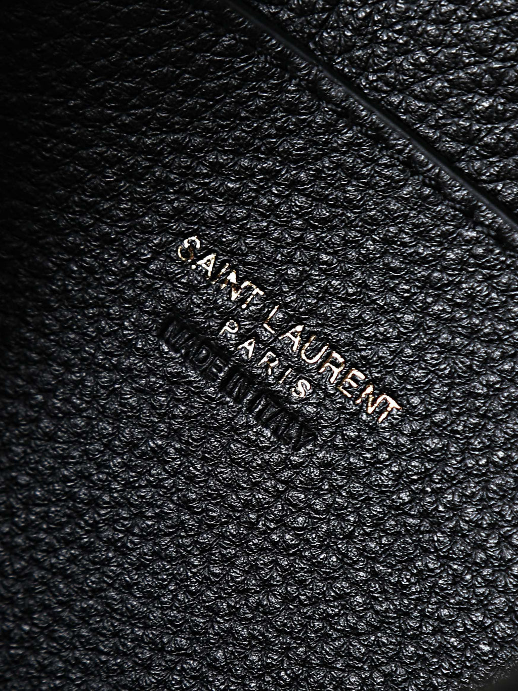 SAINT LAURENT LE 5 À 7 BABY BEA in grained leather