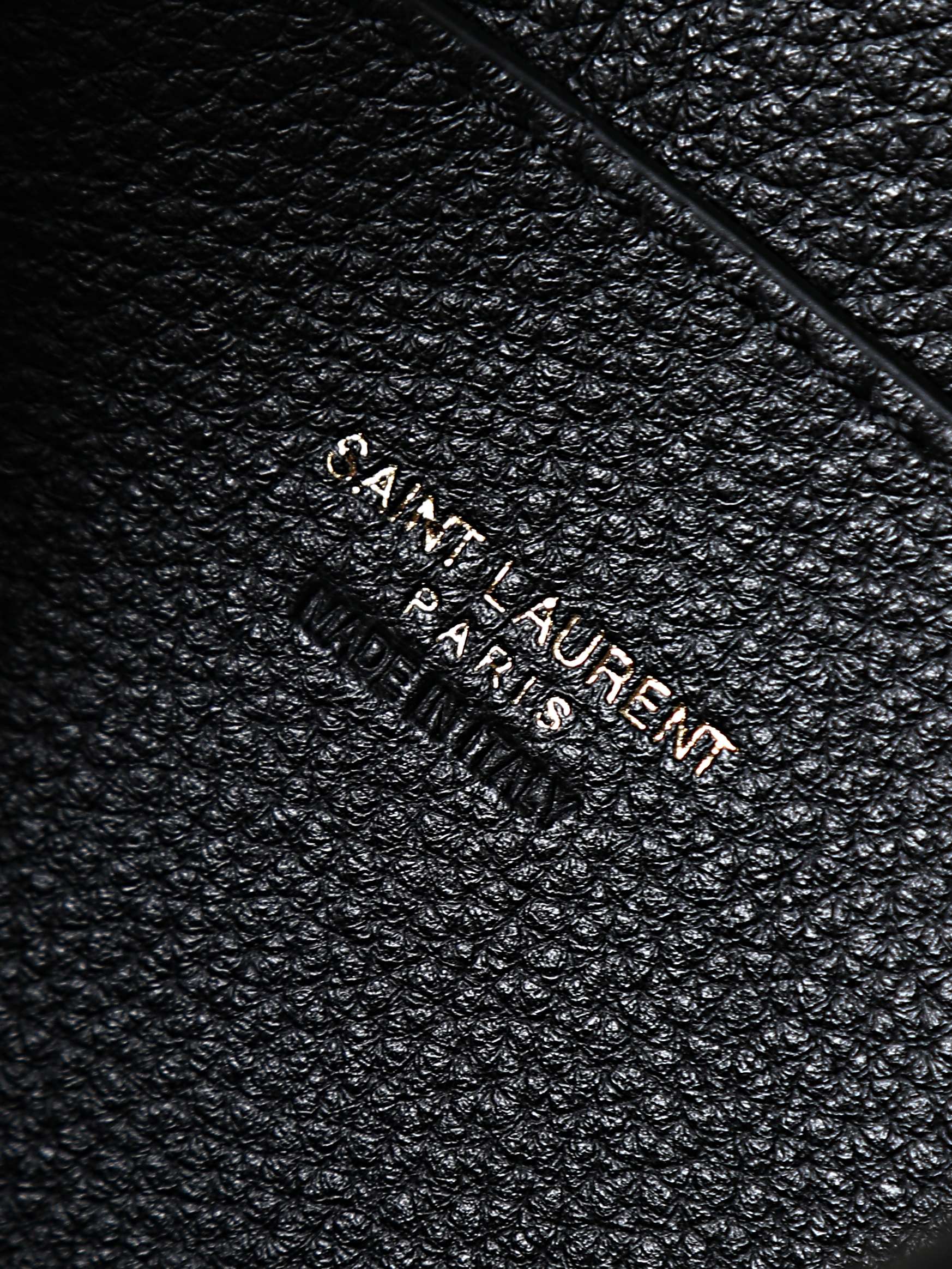 SAINT LAURENT LE 5 À 7 BABY BEA in grained leather