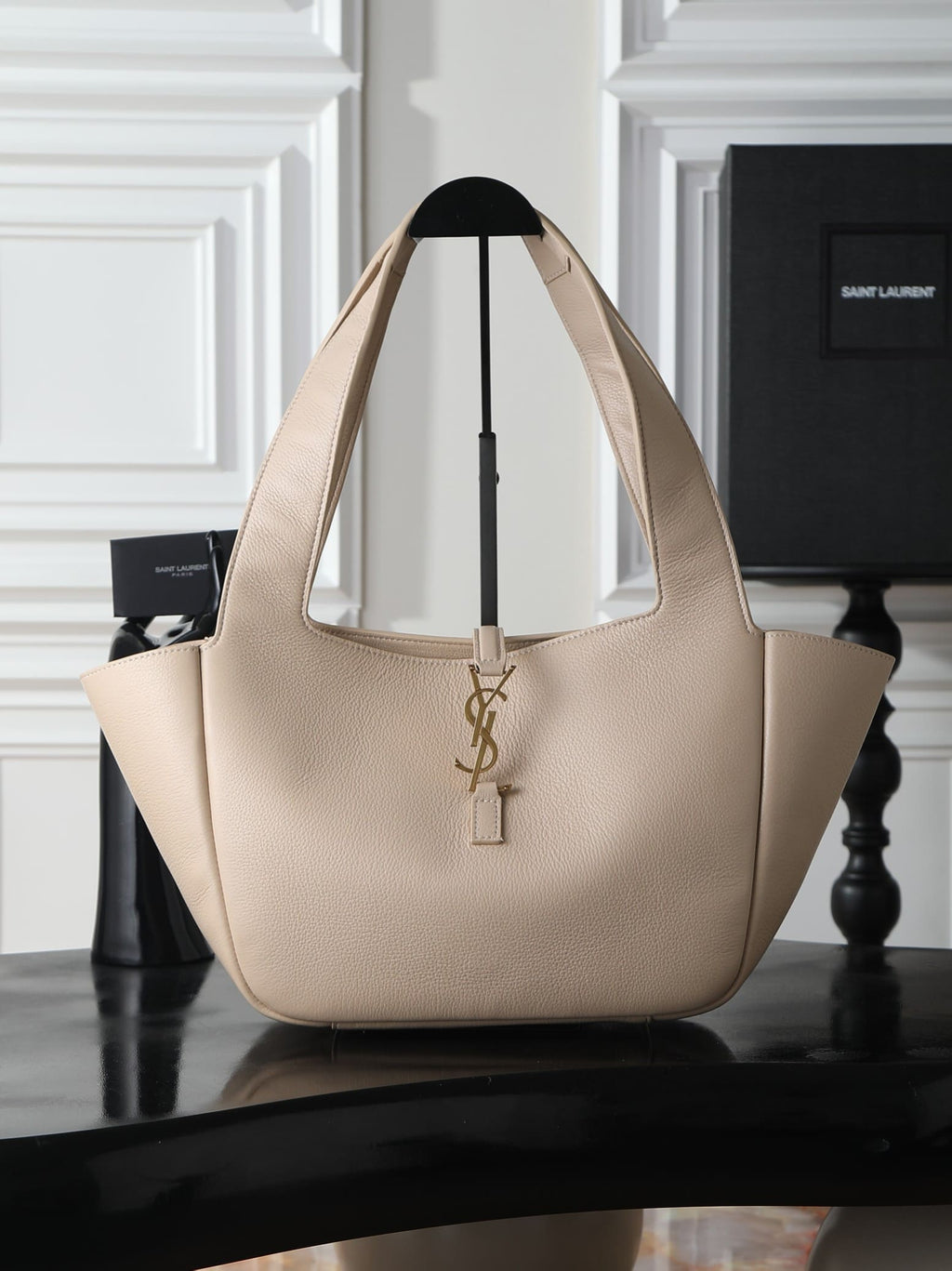 【Master quality】SAINT LAURENT LE 5 À 7 SMALL BEA in grained leather