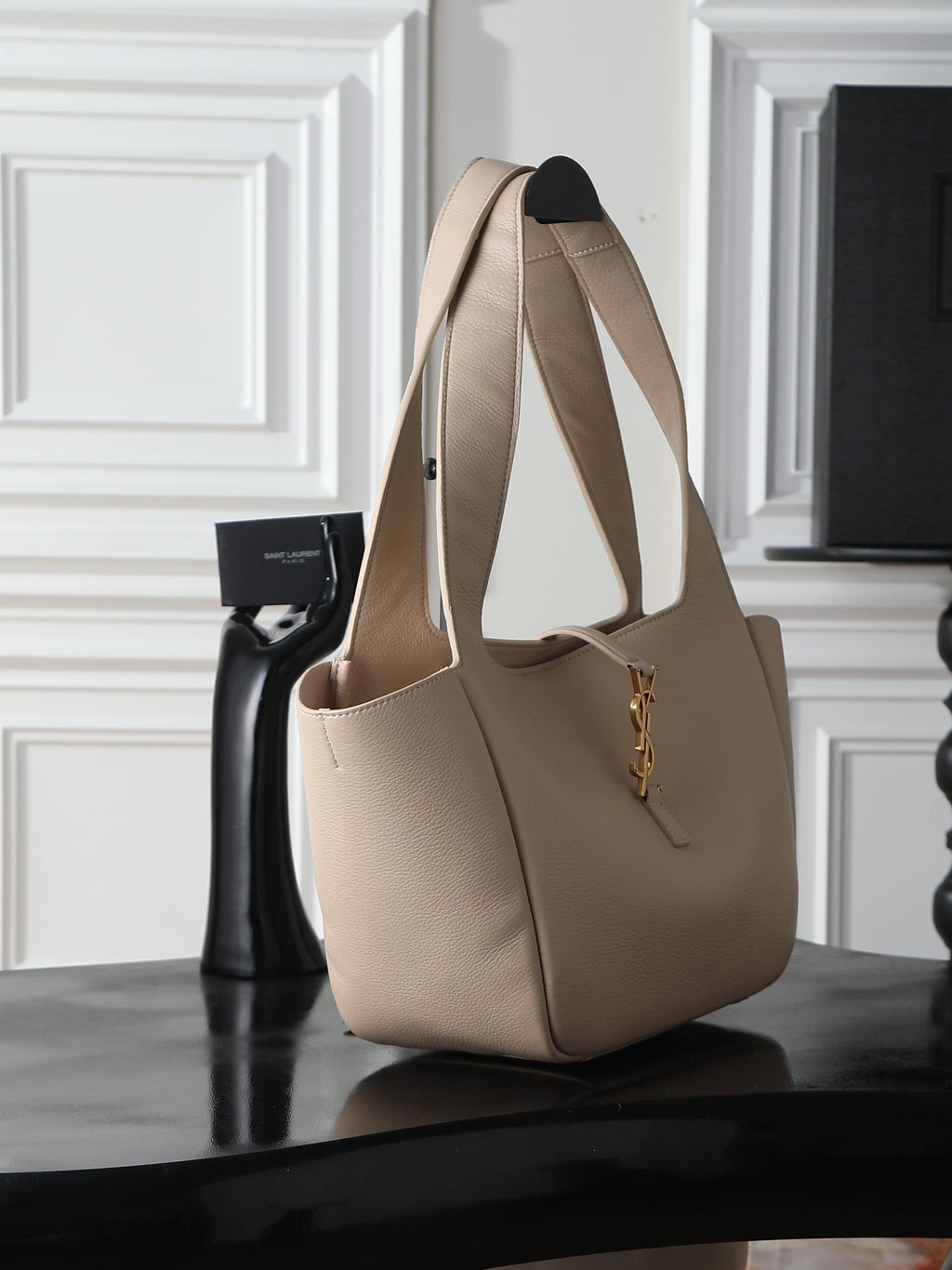 【Master quality】SAINT LAURENT LE 5 À 7 SMALL BEA in grained leather