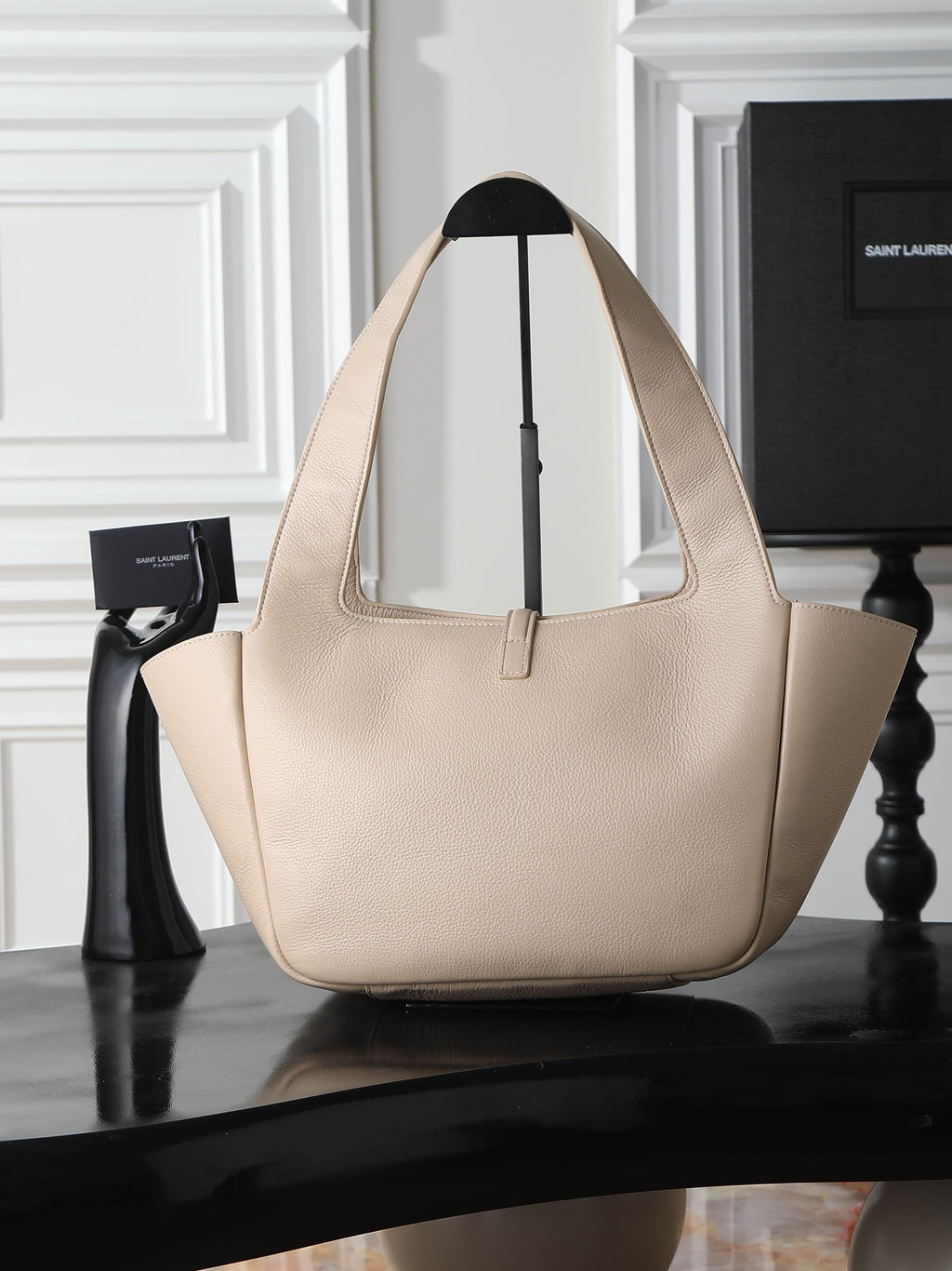 【Master quality】SAINT LAURENT LE 5 À 7 SMALL BEA in grained leather