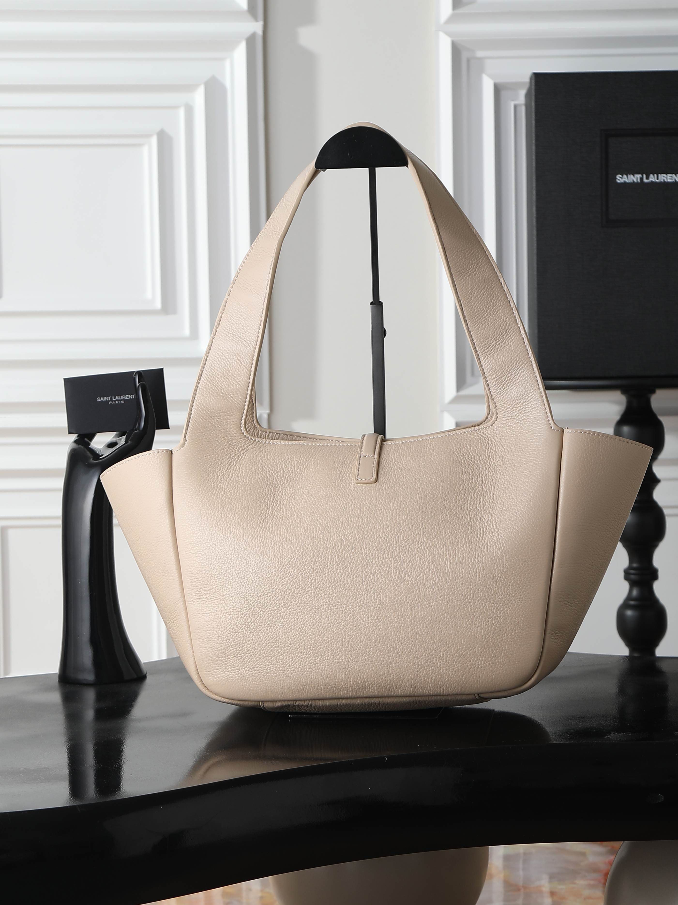 【Master quality】SAINT LAURENT LE 5 À 7 SMALL BEA in grained leather
