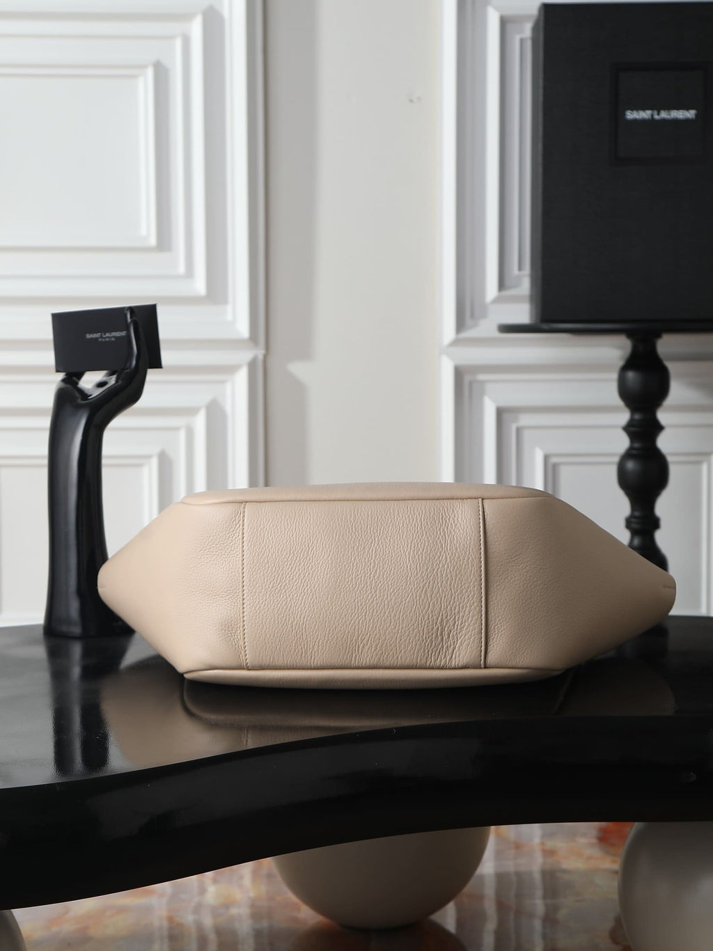 【Master quality】SAINT LAURENT LE 5 À 7 SMALL BEA in grained leather