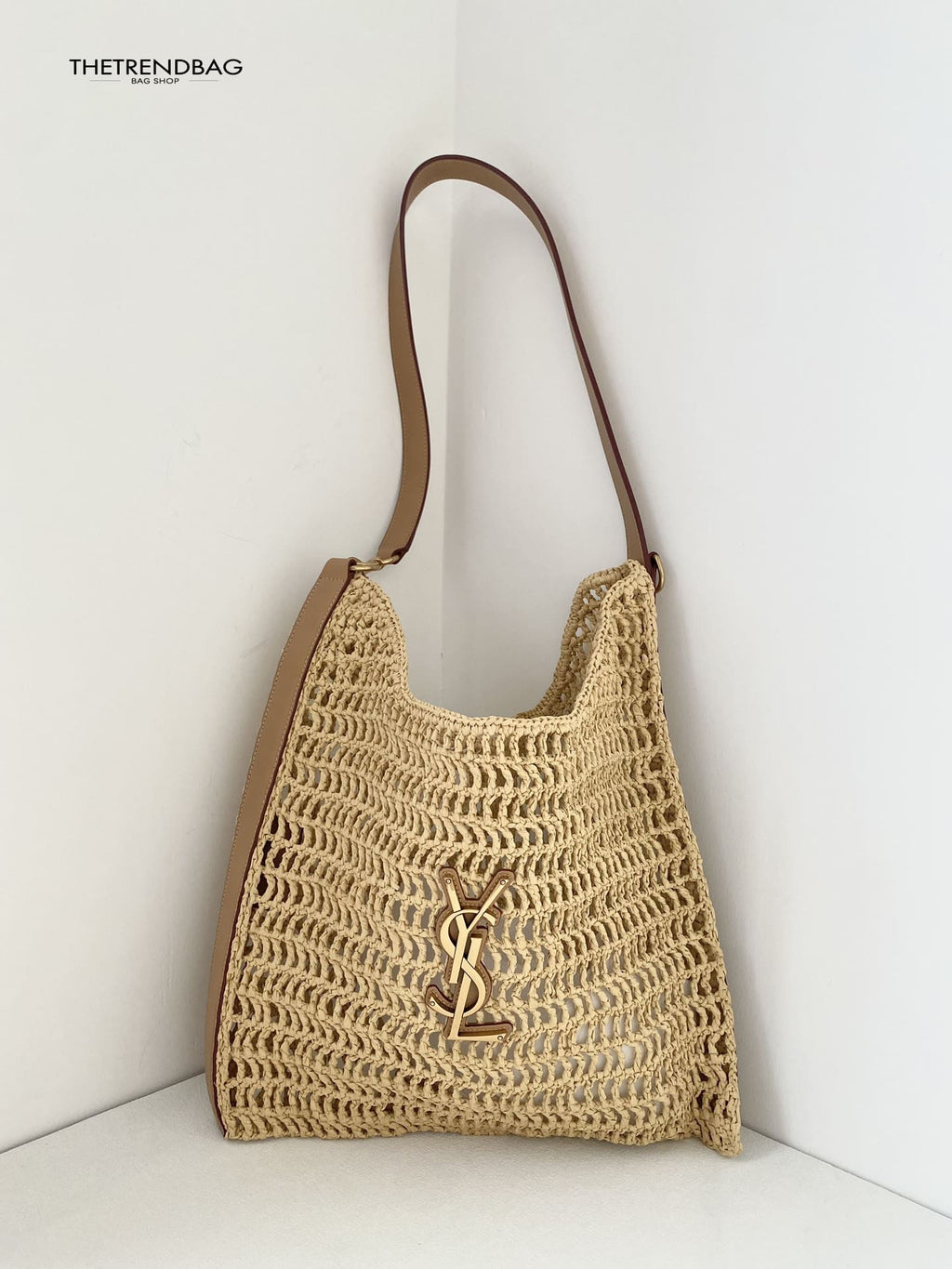 SAINT LAURENT Oxalis in raffia