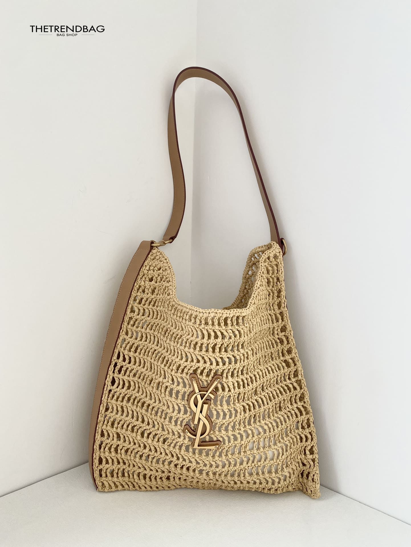 SAINT LAURENT Oxalis in raffia