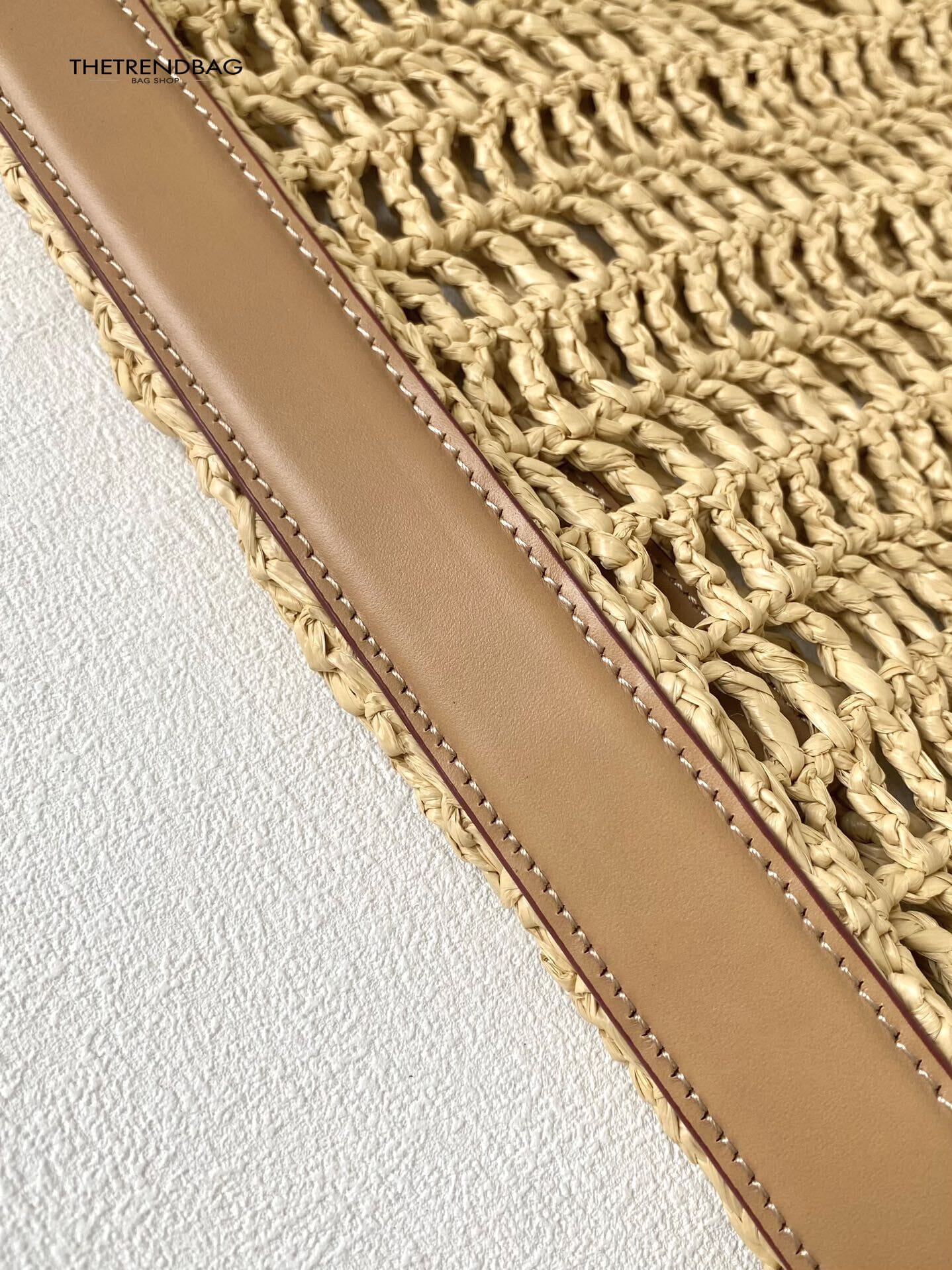 SAINT LAURENT Oxalis in raffia