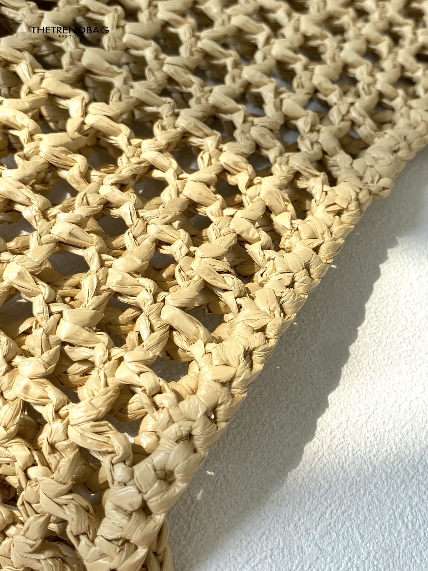 SAINT LAURENT Oxalis in raffia