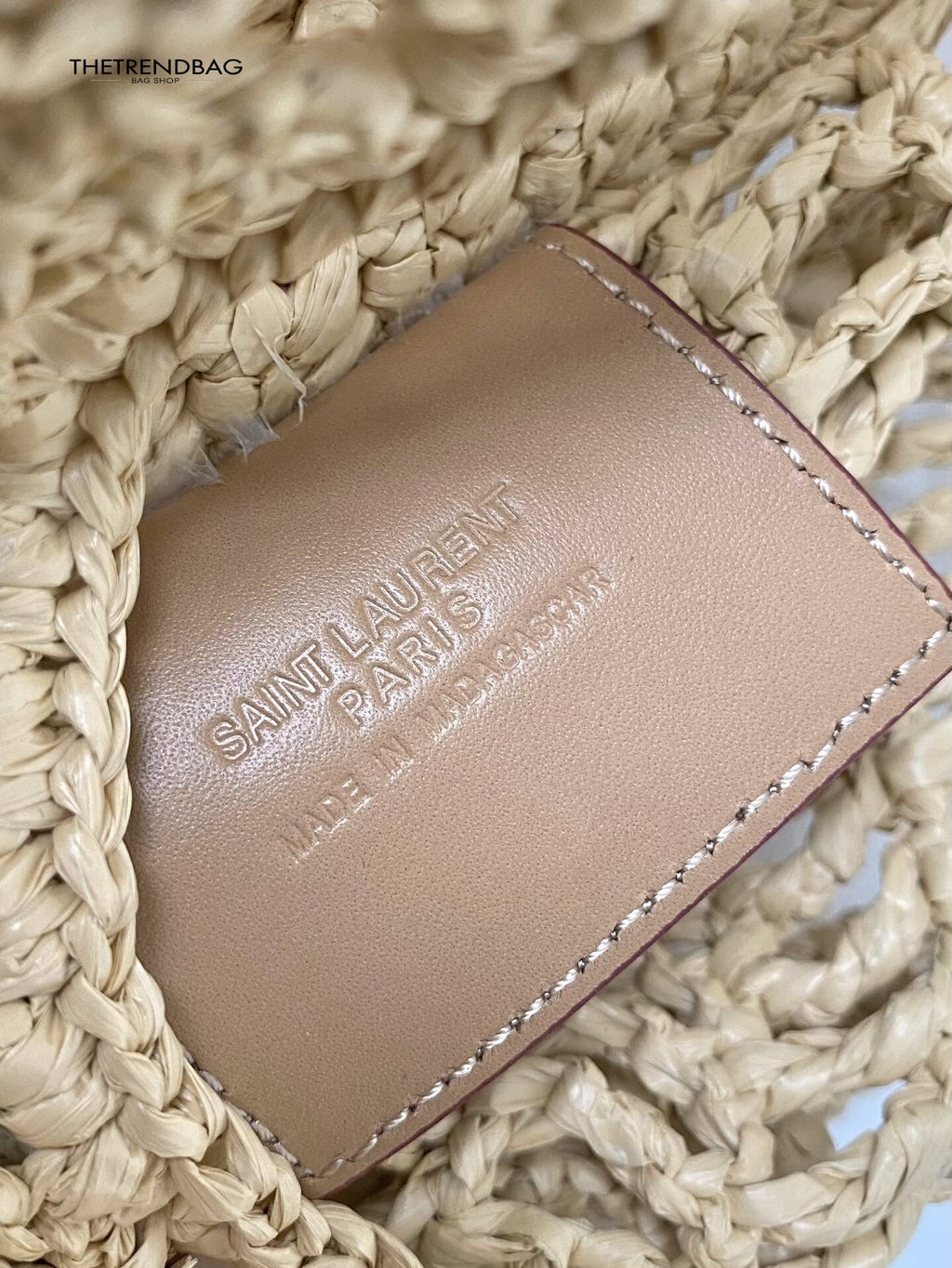 SAINT LAURENT Oxalis in raffia