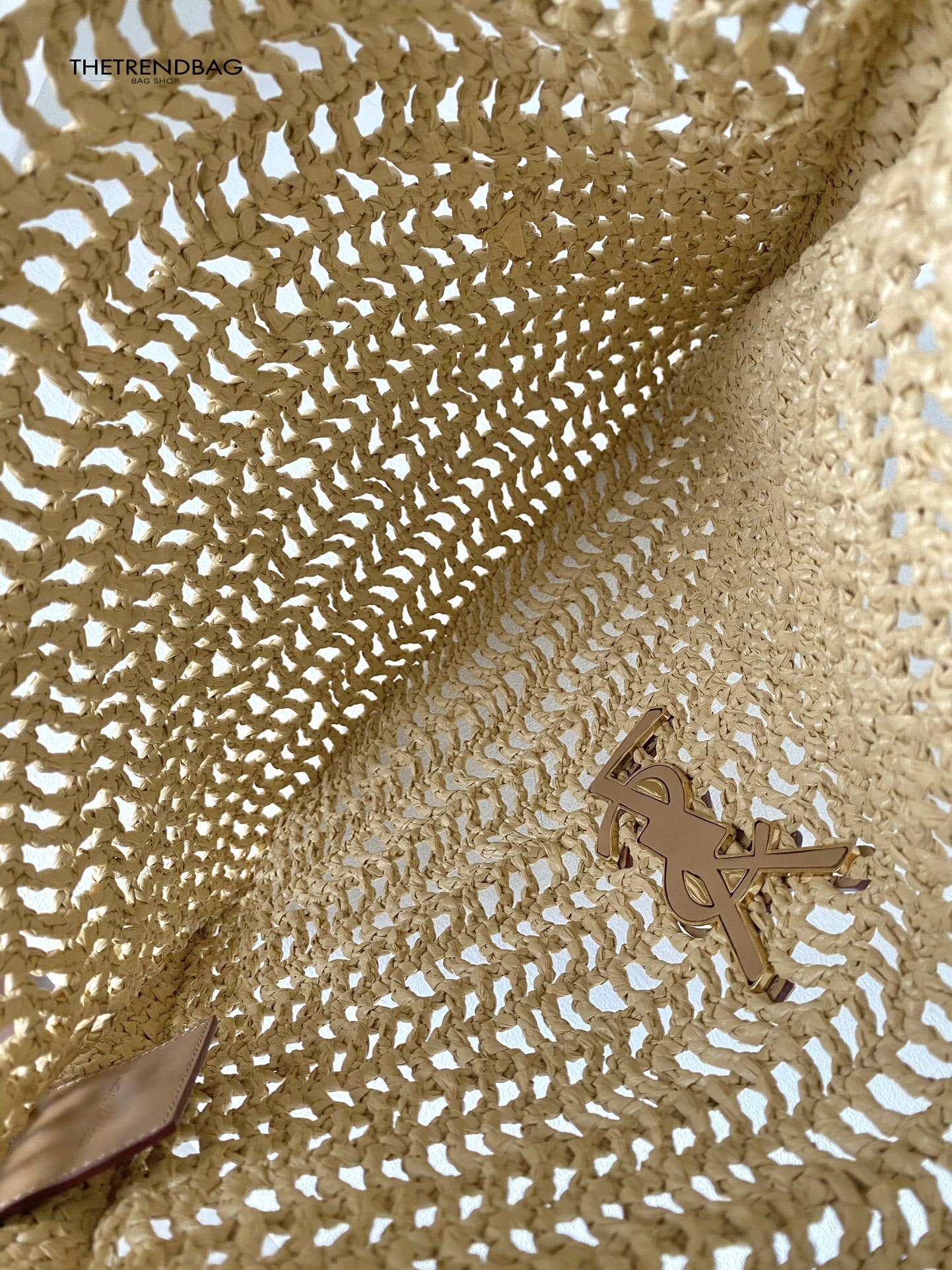 SAINT LAURENT Oxalis in raffia