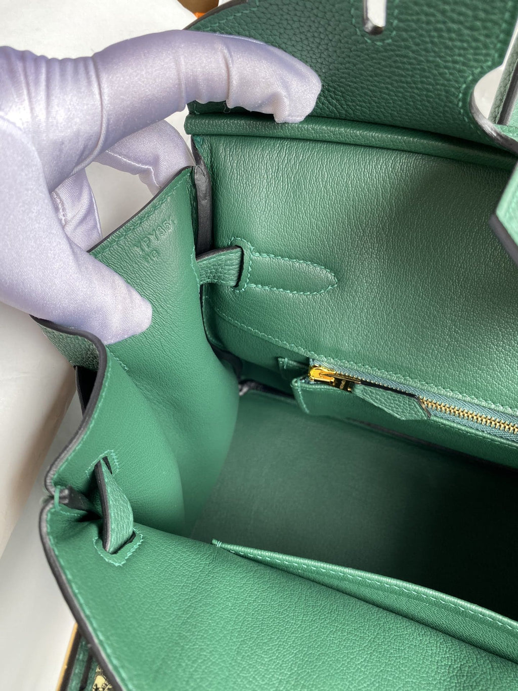 Hermès Birkin 30 Vert Vertigo Togo Gold Hardware