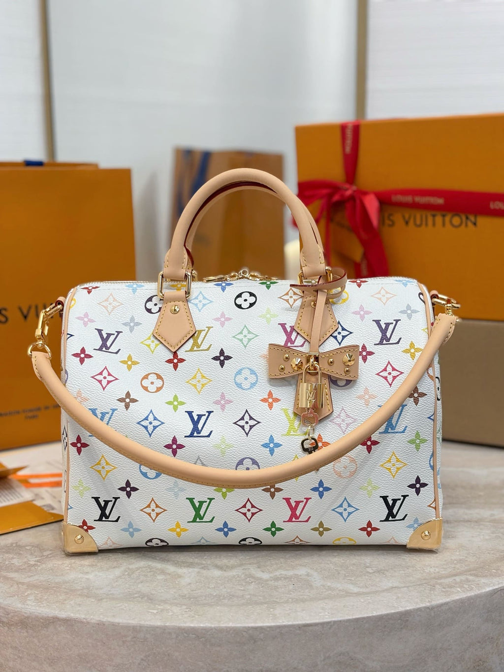 LOUIS VUITTON M27789 LV x TM Speedy Soft 30