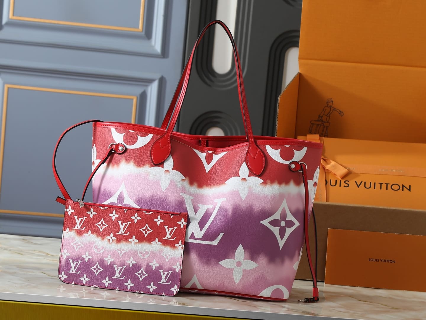 Louis Vuitton M45127 Lv Escale Neverfull MM