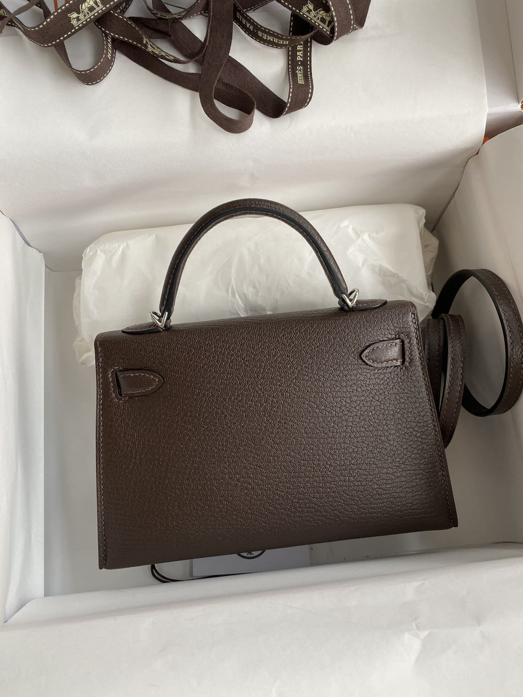 Hermès Epsom Mini Kelly Sellier 20 Ecorce