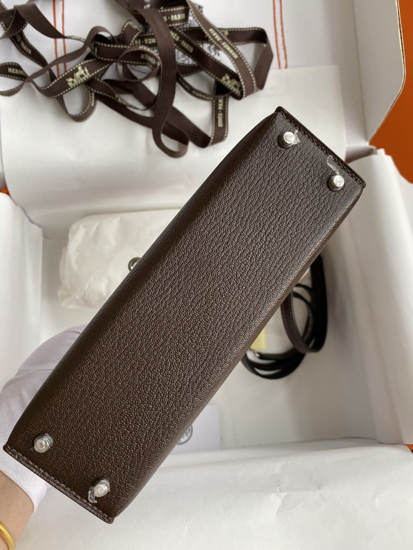 Hermès Epsom Mini Kelly Sellier 20 Ecorce