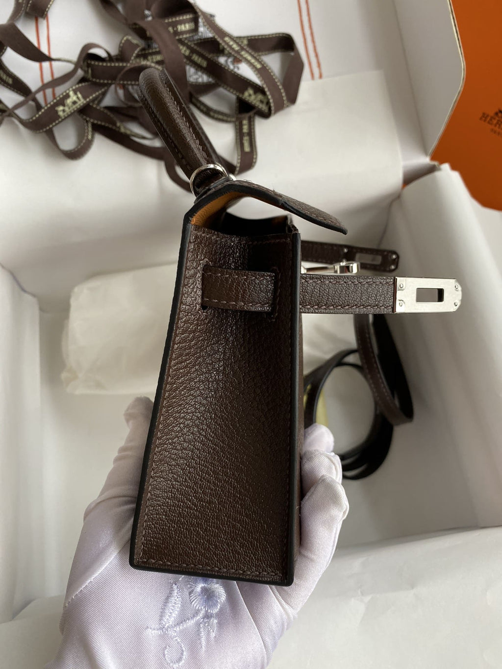 Hermès Epsom Mini Kelly Sellier 20 Ecorce
