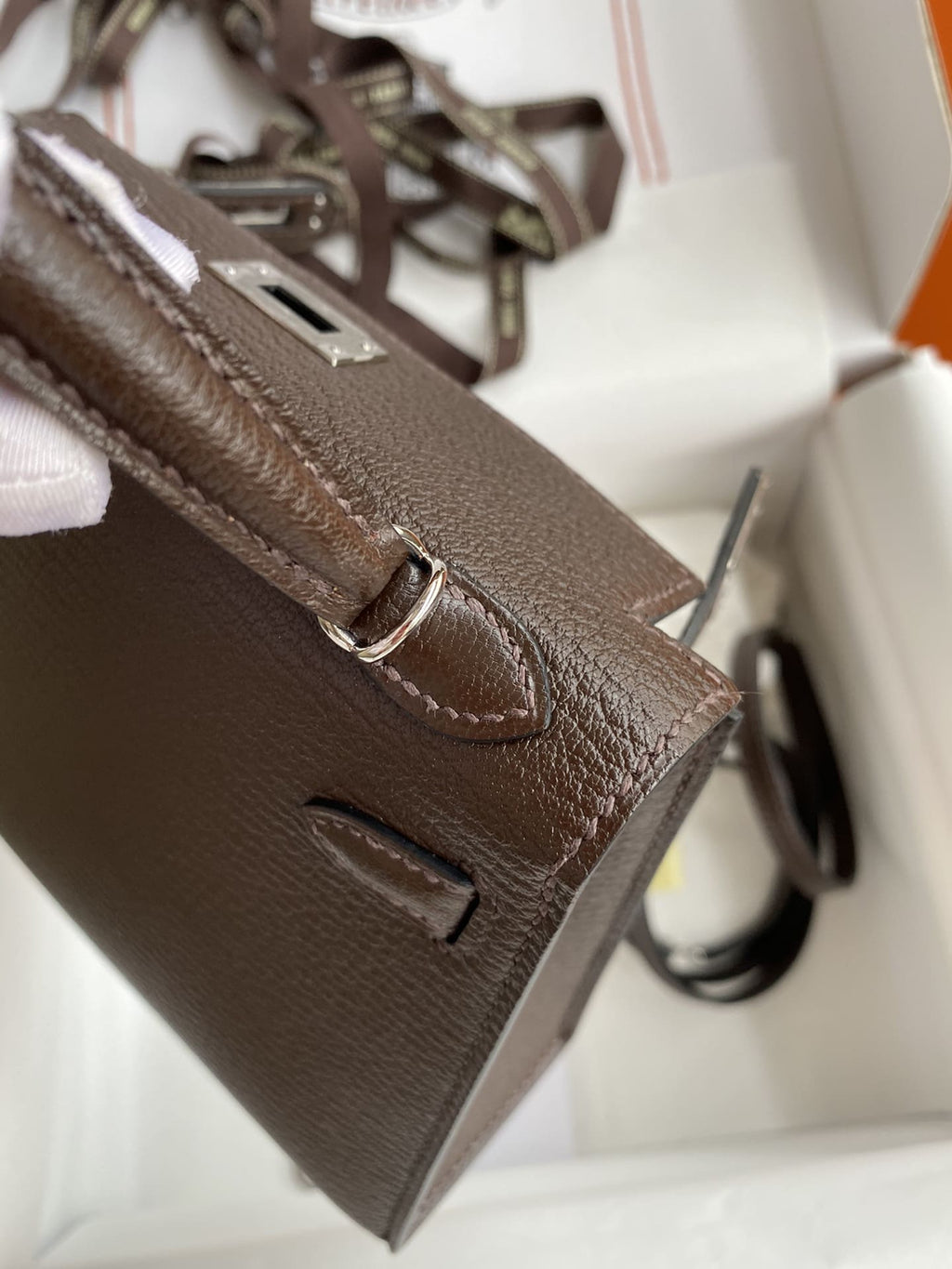 Hermès Epsom Mini Kelly Sellier 20 Ecorce