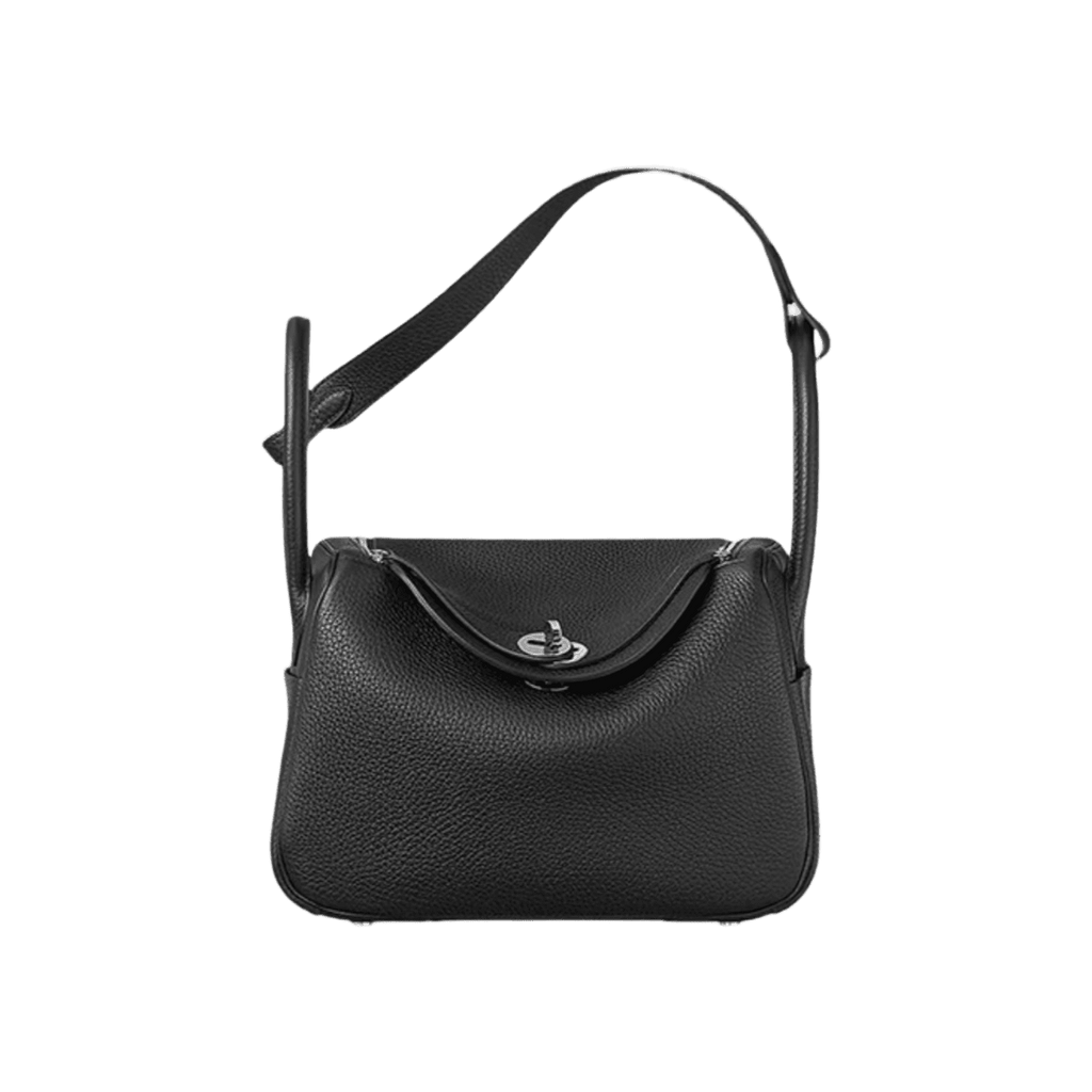 Hermès Lindy 26 Black Clemence Palladium Hardware