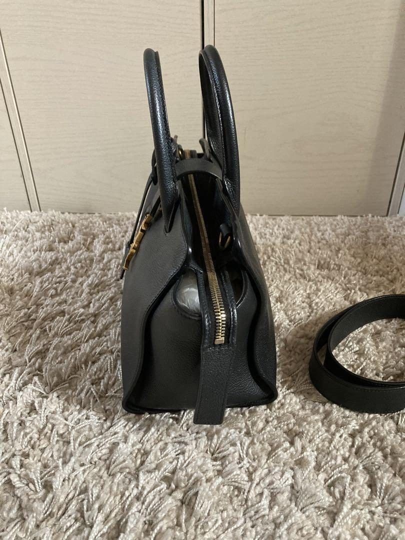 Saint Laurent Downtown Baby Cabas In Smooth And Crocodile Emboss