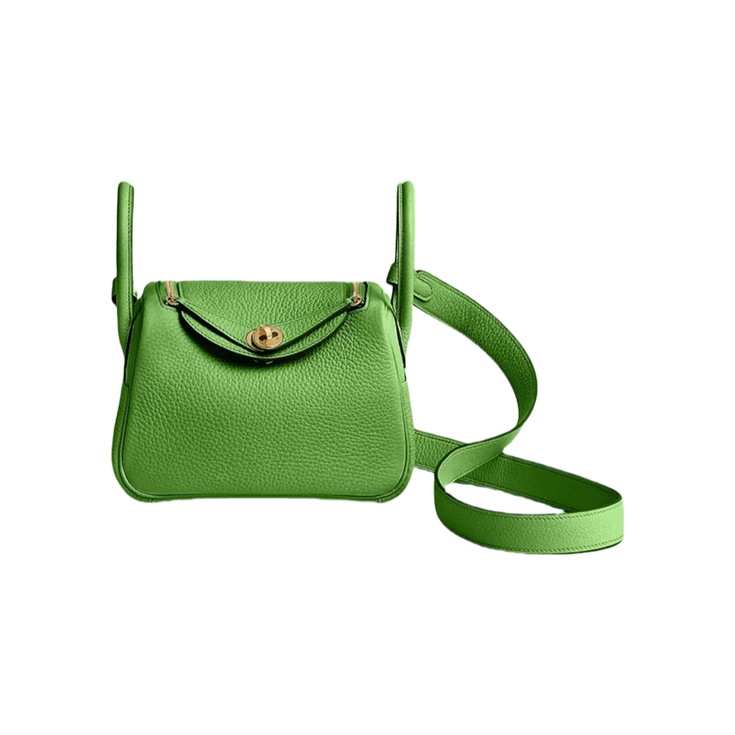 Hermès Mini Lindy Gold Clemence Gold Hardware