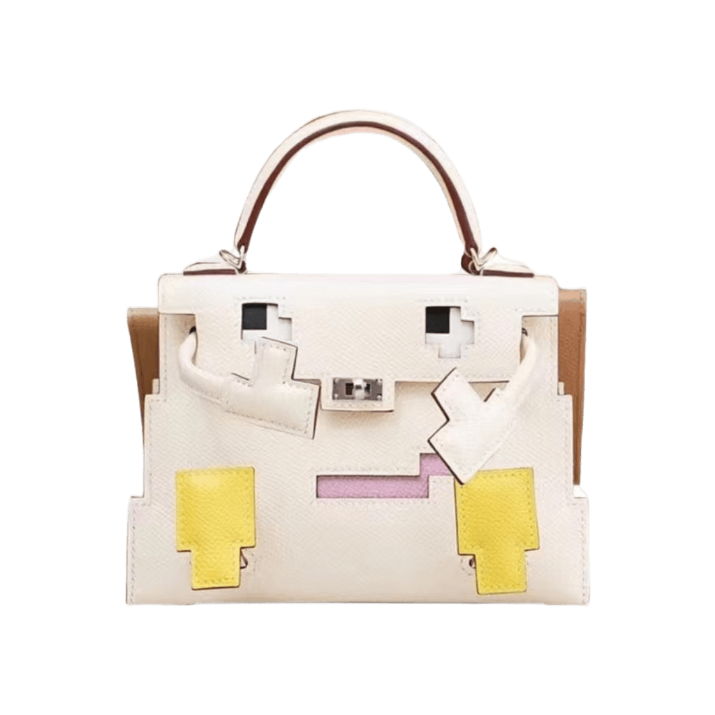 Hermès Kelly Quelle Idolle Creamy white epsom Palladium Hardware