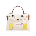 Hermès Kelly Quelle Idolle Creamy white epsom Palladium Hardware