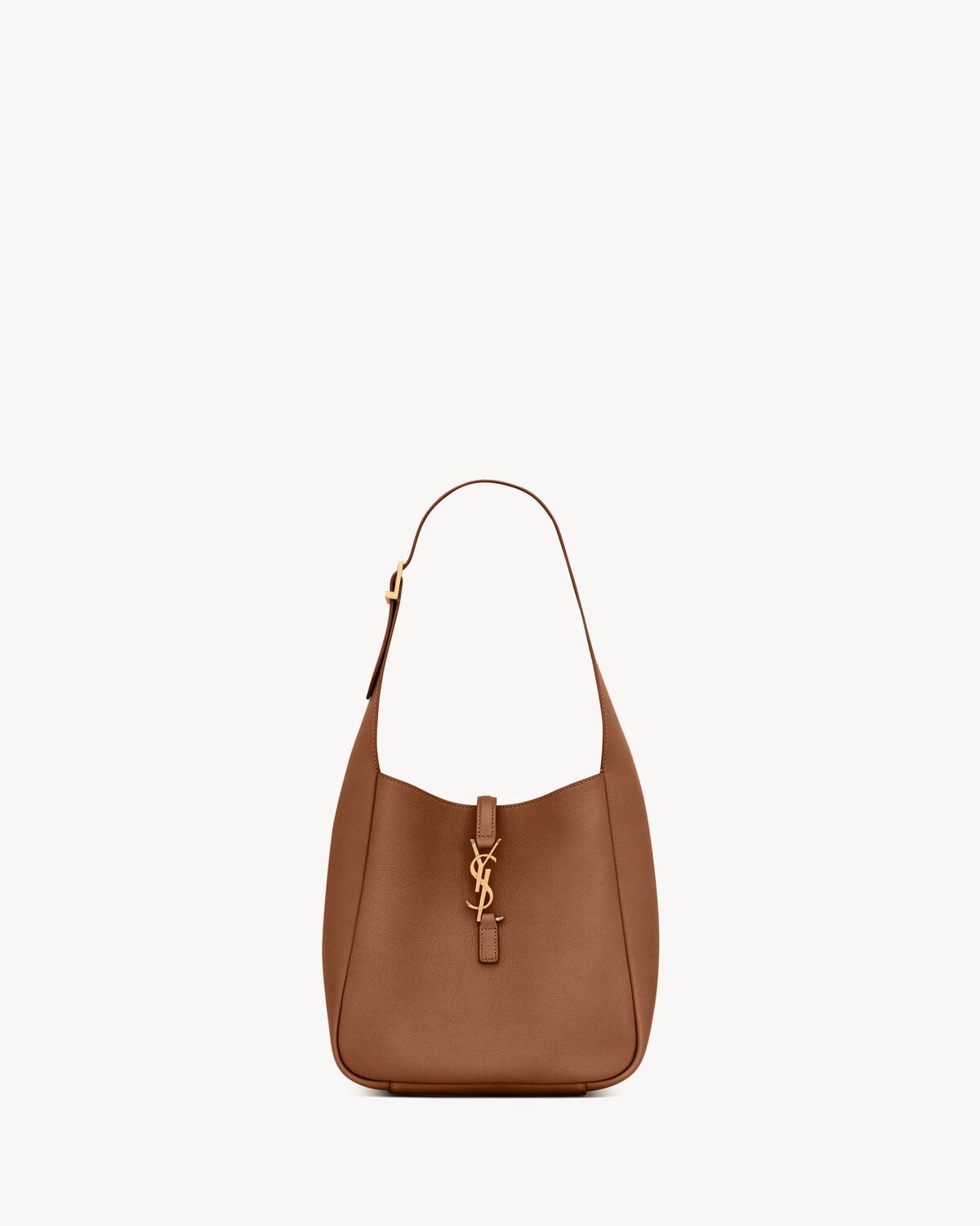 Saint Laurent le 5 à 7 supple small in grained leather