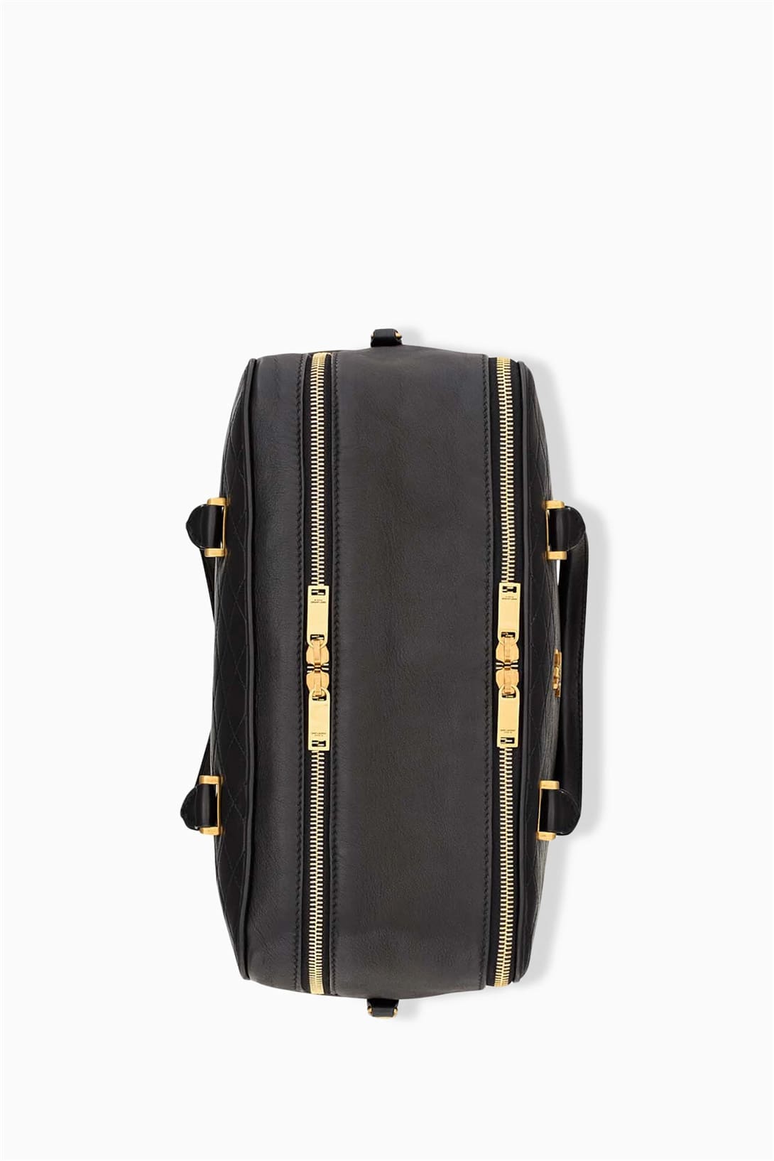 SAINT LAURENTOUT Lyia Duffle Bag in Quilted Lambskin