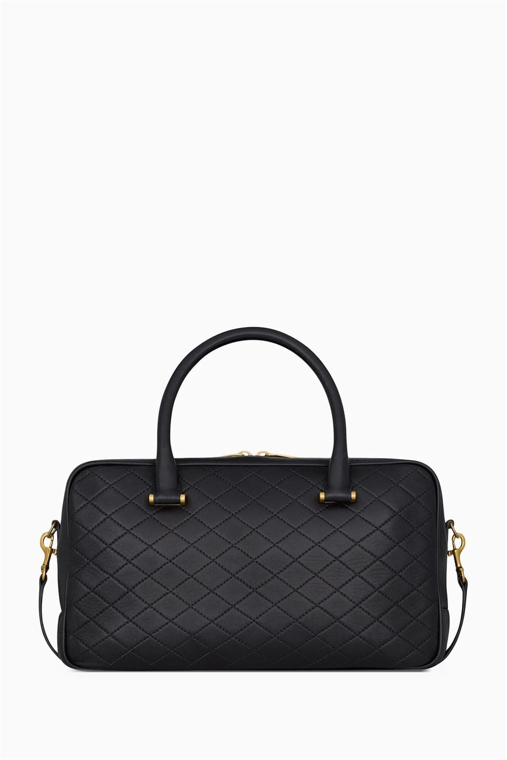 SAINT LAURENTOUT Lyia Duffle Bag in Quilted Lambskin