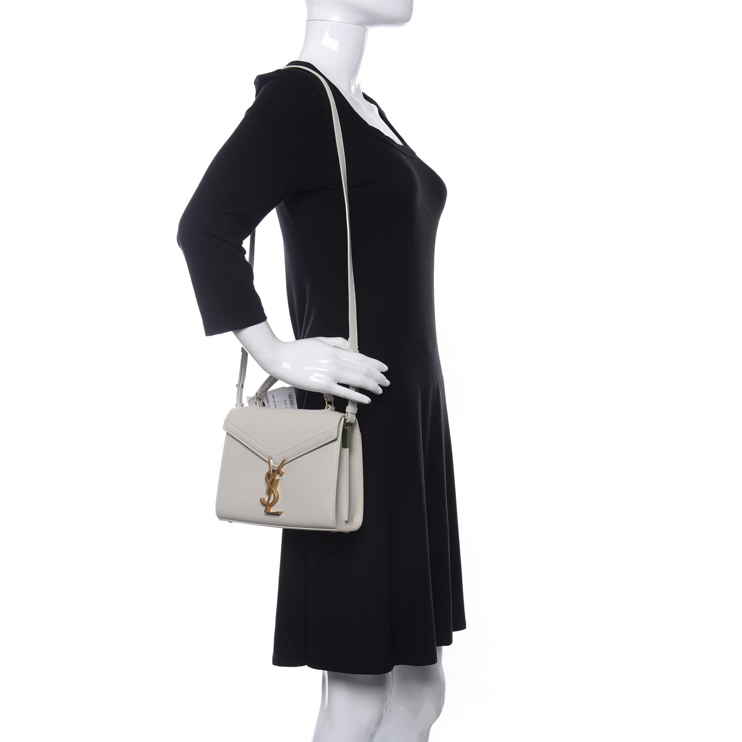 Saint Laurent  Grain de Poudre Mini Classic Monogram Cassandra