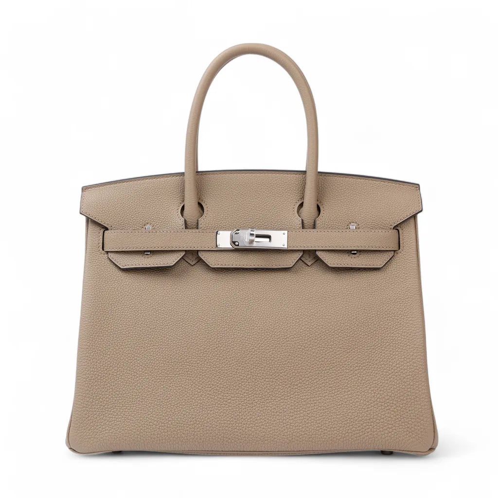 Hermès Birkin 30Togo Gris Etain silver Hardware