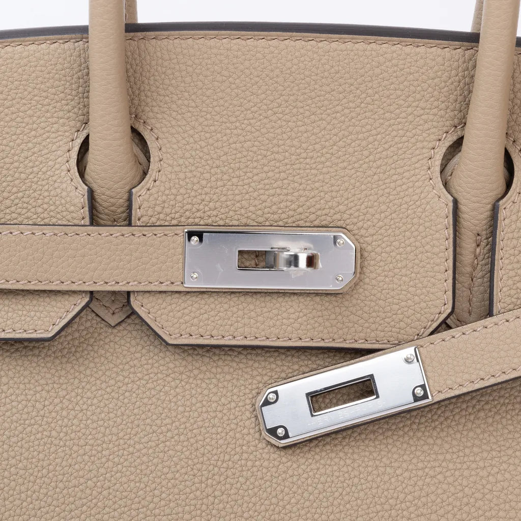 Hermès Birkin 30Togo Gris Etain silver Hardware