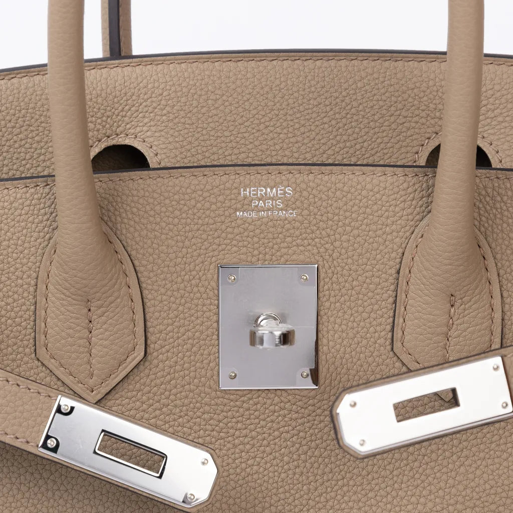 Hermès Birkin 30Togo Gris Etain silver Hardware