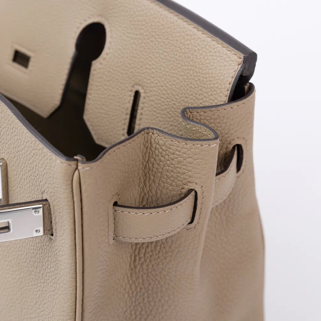 Hermès Birkin 30Togo Gris Etain silver Hardware