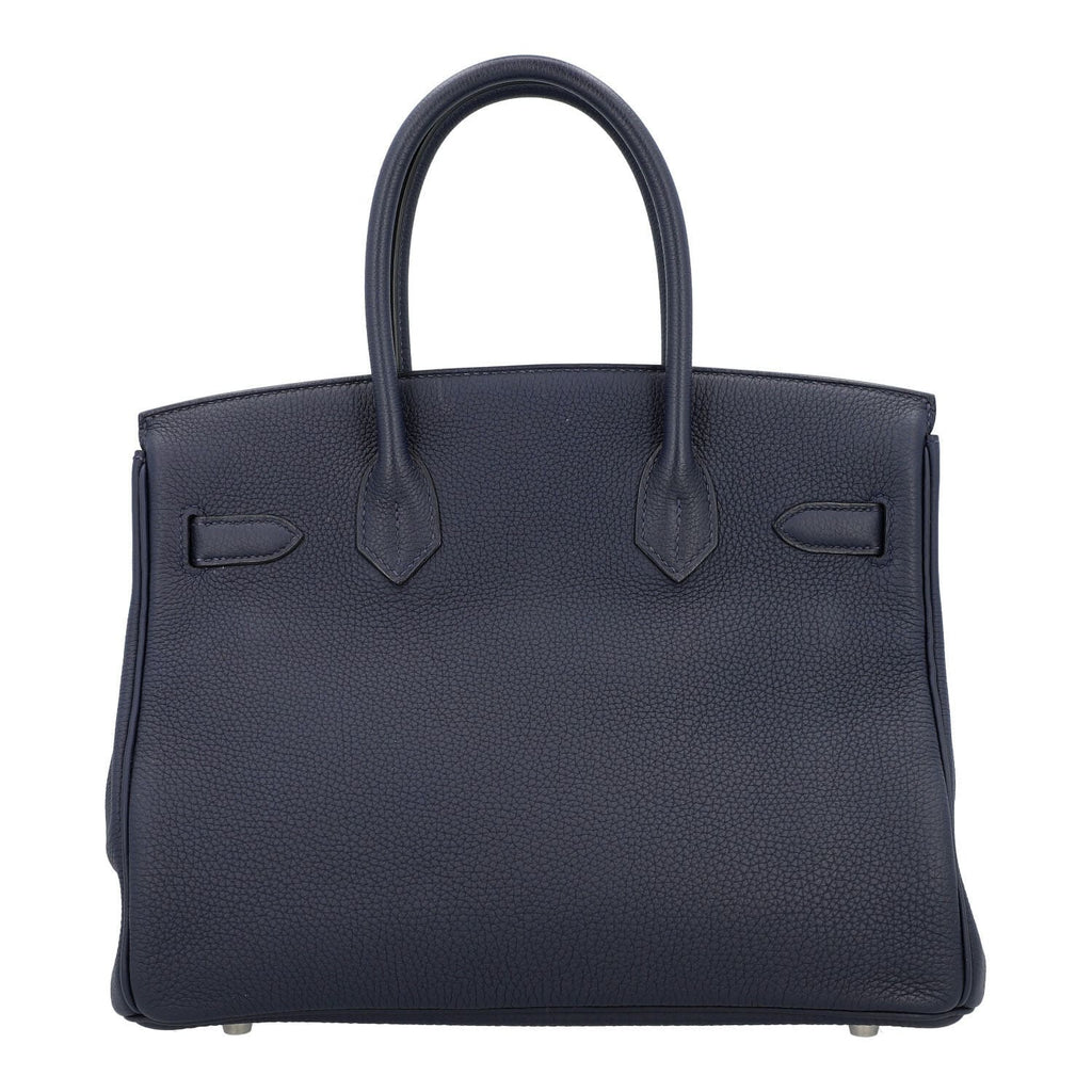 Hermès Birkin 30 Bleu Nuit Togo Palladium Hardware