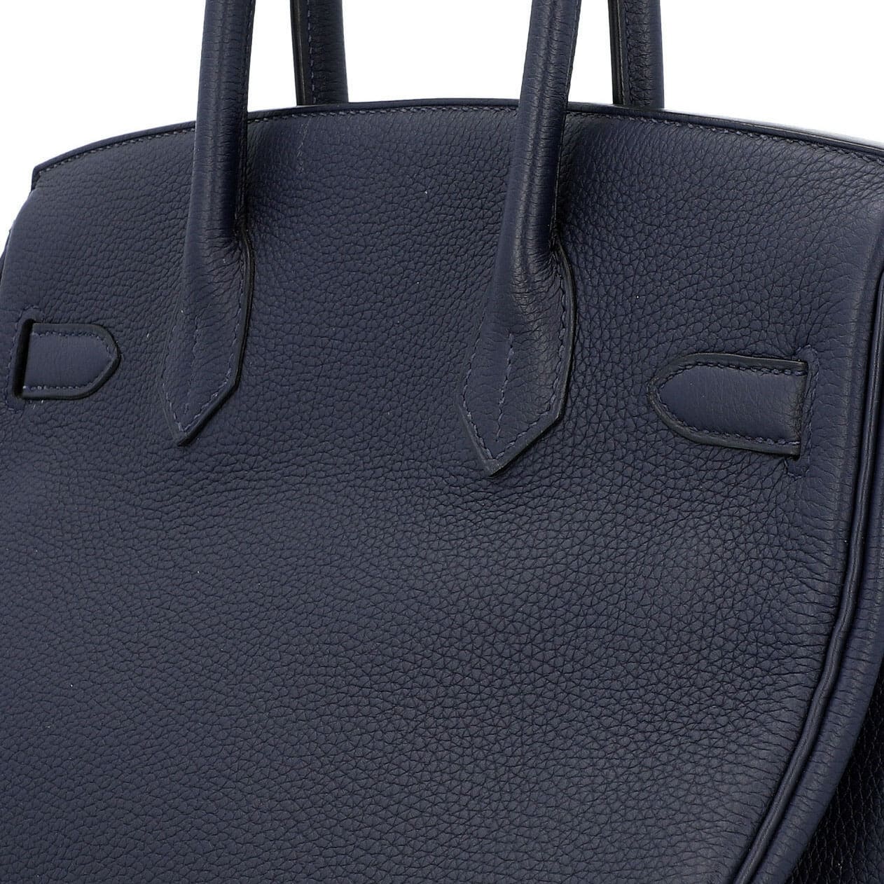 Hermès Birkin 30 Bleu Nuit Togo Palladium Hardware