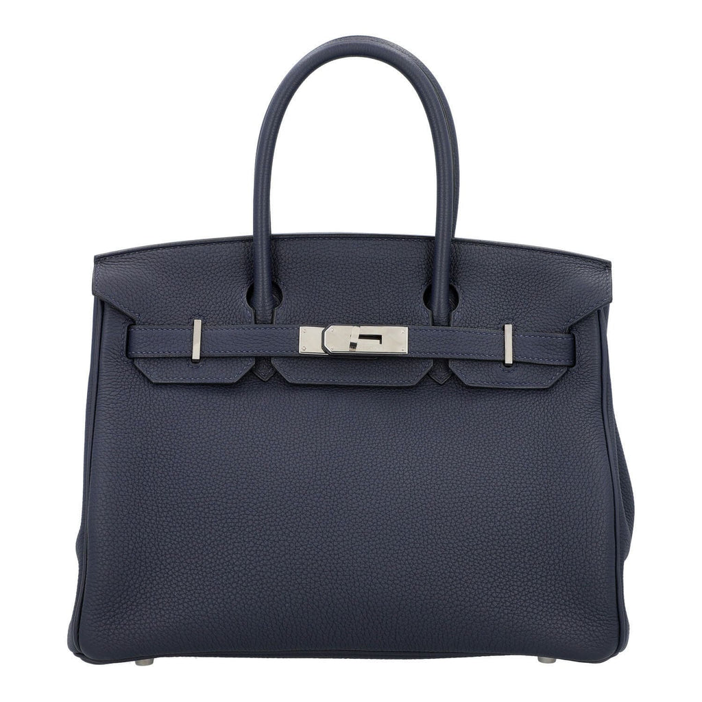 Hermès Birkin 30 Bleu Nuit Togo Palladium Hardware