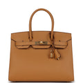 Hermès Birkin Sellier 30 Sesame Epsom Gold Hardware