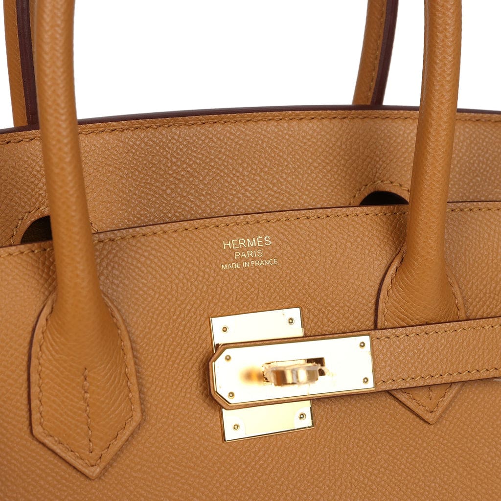 Hermès Birkin Sellier 30 Sesame Epsom Gold Hardware