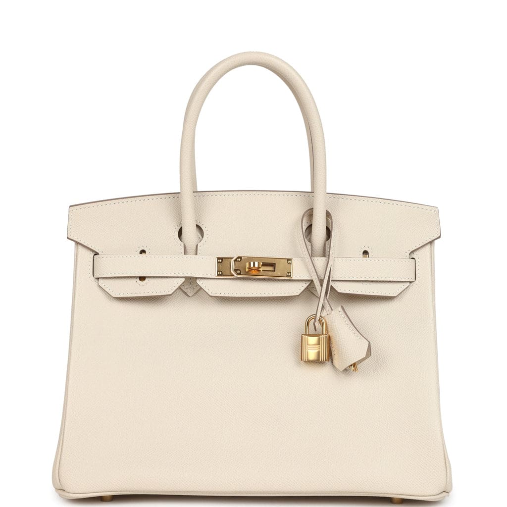 Hermès Birkin 30 Craie Epsom Gold Hardware