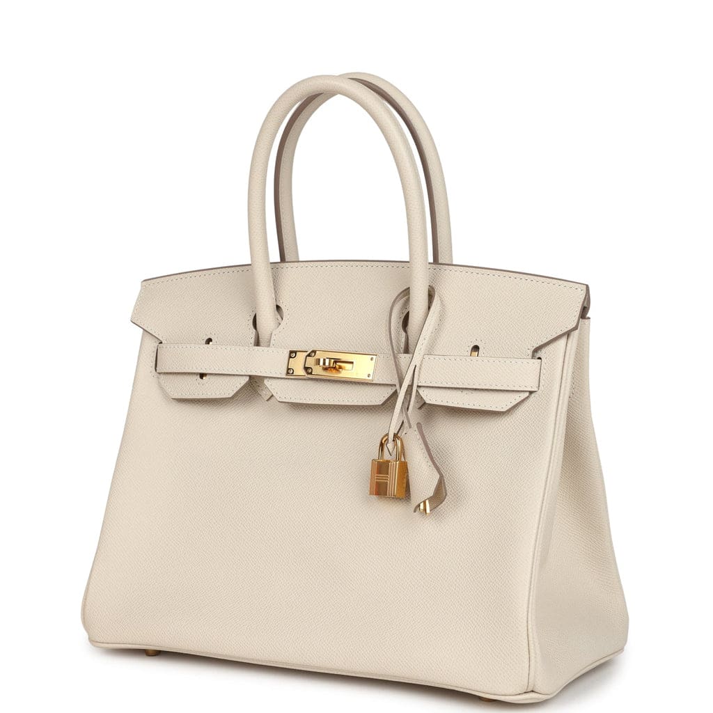 Hermès Birkin 30 Craie Epsom Gold Hardware