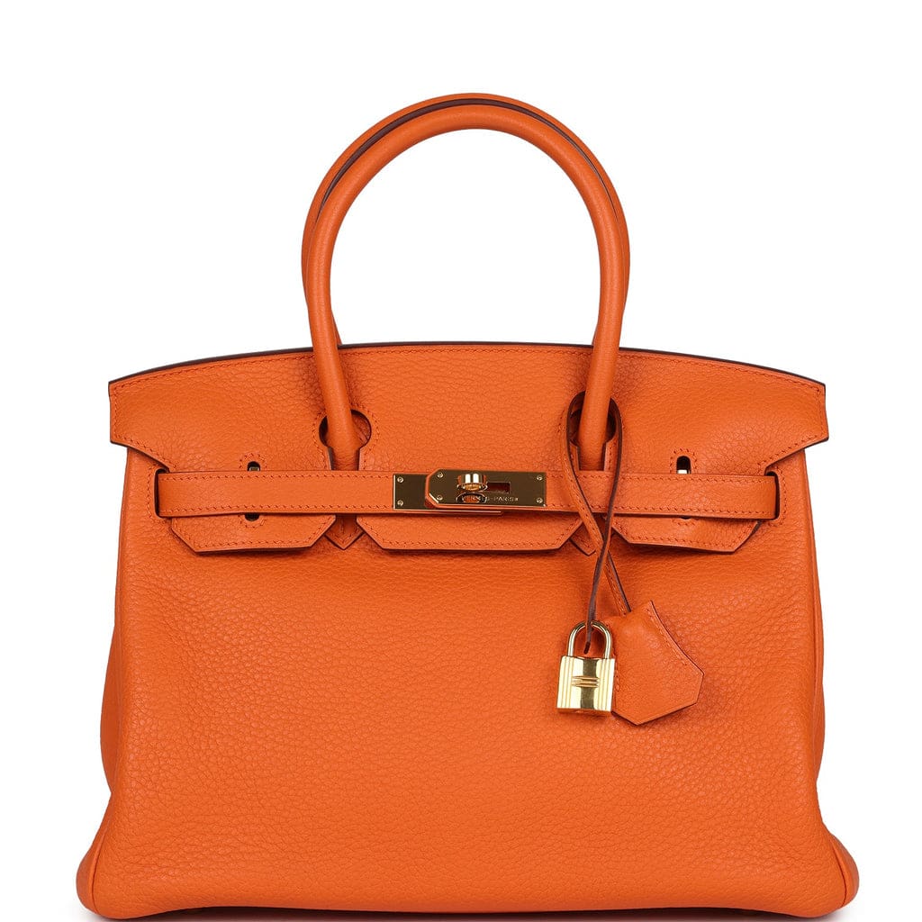 Hermès Birkin 30 Orange Togo Gold Hardware