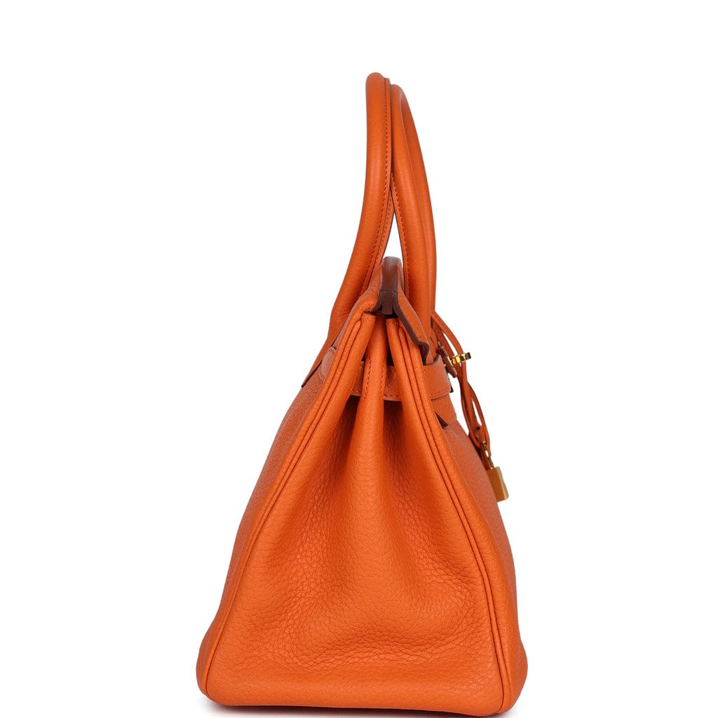 Hermès Birkin 30 Orange Togo Gold Hardware