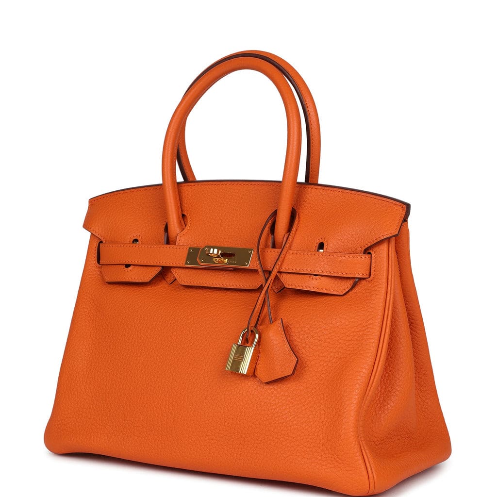 Hermès Birkin 30 Orange Togo Gold Hardware