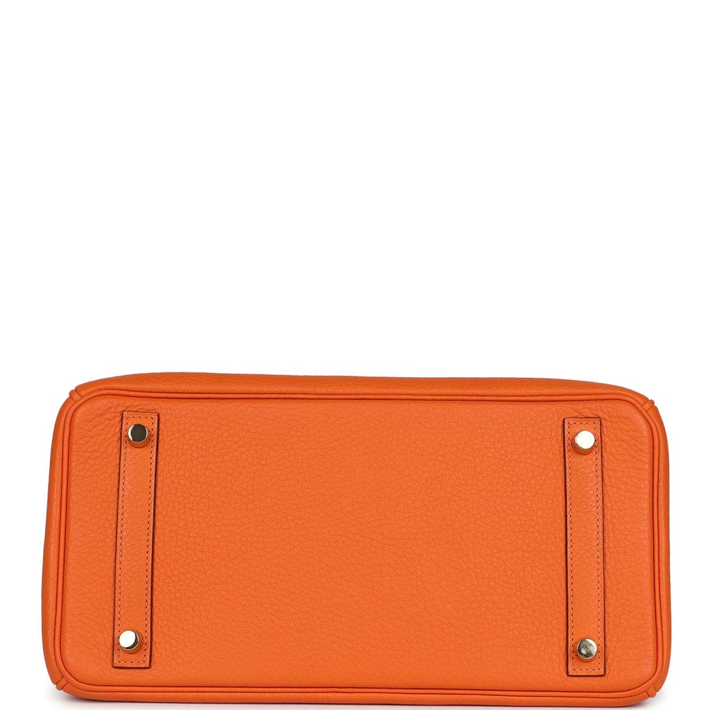 Hermès Birkin 30 Orange Togo Gold Hardware