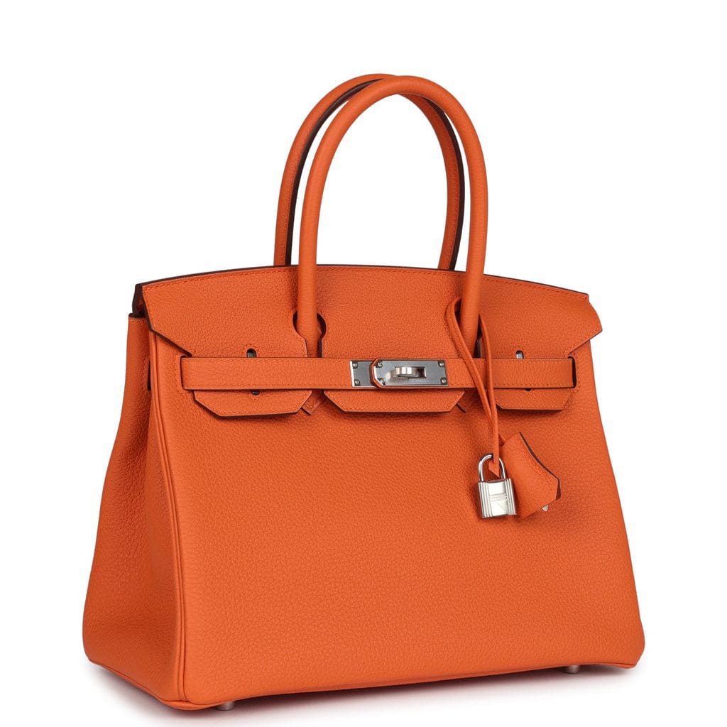 Hermès Birkin 25 Orange Minium Togo Palladium Hardware