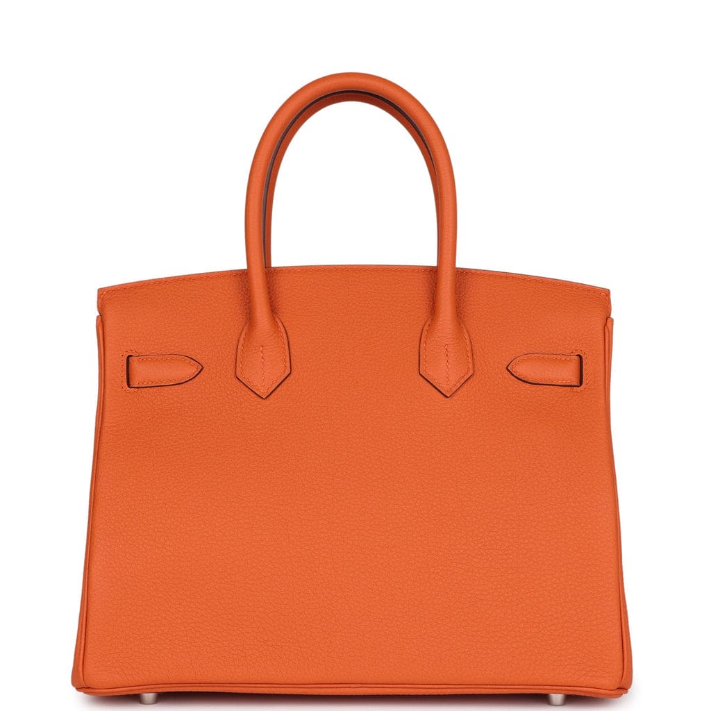 Hermès Birkin 25 Orange Minium Togo Palladium Hardware