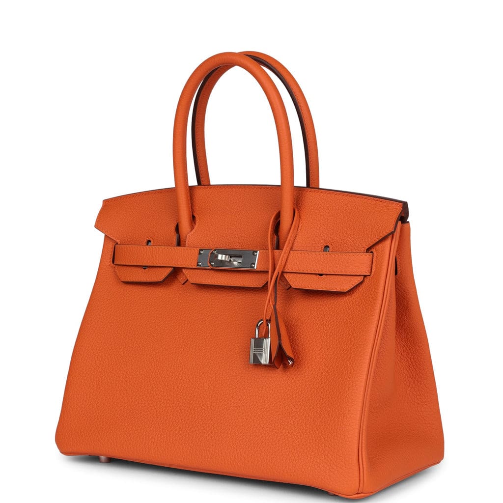 Hermès Birkin 25 Orange Minium Togo Palladium Hardware