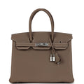 Hermès Birkin 30 Etoupe Togo Palladium Hardware