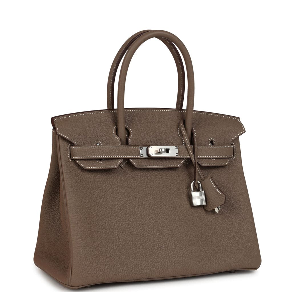 Hermès Birkin 30 Etoupe Togo Palladium Hardware